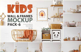 GraphicRiver - Kids Frames & Wall Mockup Pack - 6 - 29511947