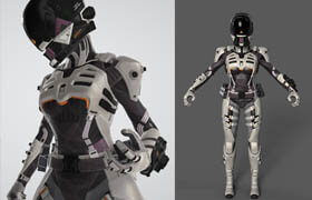 Apex Legends Wraith Cyber Ninja - 3dmodel