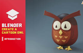 FlippedNormals - Blender Create a cartoon owl