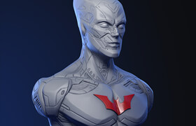 ArtStation - Batman Beyond - 3d Bust Model