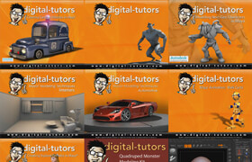 Digital Tutors系列的12部建模动画教程合集