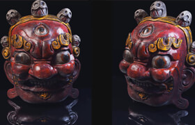 Artruism Digital - Photo Realistic Texturing In Mari Buddha Mask Full Course