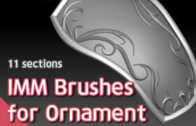 Artstation - imm brushes for ornament - brush