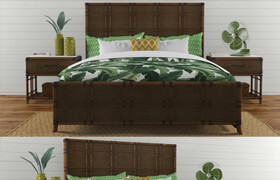 Lexington "Coco bay panel bed"
