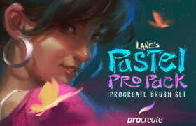 Artstation - The Pastel Pro Pack Procreate Brush Set By Lane.Draws - brush