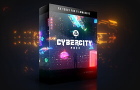 Big Films - Cybercity Pack - 4k Included Low and High Angle  MP4 High Quality - 视频素材 1.36GB