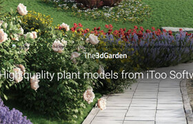 iToo 3dGarden Bushes and Flowers Collection v1 - 3dmodel