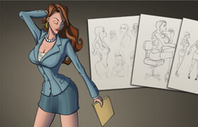 Digital Tutors - Creating Stylized Female Character Concepts in Photoshop