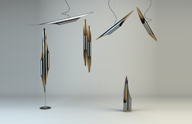 Coltrane Lamps Collection 3D
