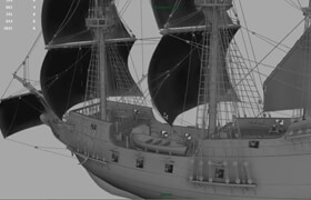 Digital Tutors - Modeling a Detailed Ship in Maya with Stas Poritskiy