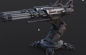 Udemy - Blender Complete PBR Art Creation Sci-fi Crate and Turret by Victor Deno