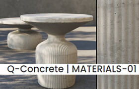 3dtools - Q-Concrete Materials 01 - 材质