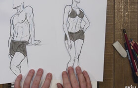 Skillshare - Josiah Brooks -28-Day Drawing Challenge Anatomy for Illustration and Comics