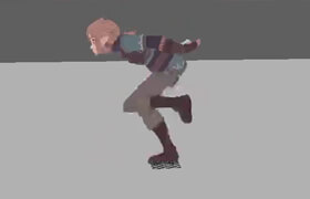 Skillshare - Intro To 3D Anime Animation - Ninja Anime Run In Only 6 Poses By KDR
