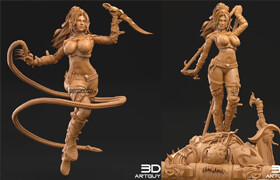 Dark Elf - 3D Print Model
