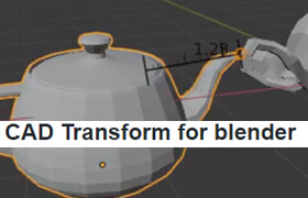 CAD transform for blender