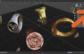 Skillshare - Learn Blender 2.90 - Creative and 3D Printable Jewelry Design by Gesa Pickbrenner (2021)