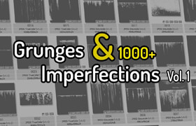 Artstation - 1000+Grunge and Surface Imperfections Vol.1 - 材质