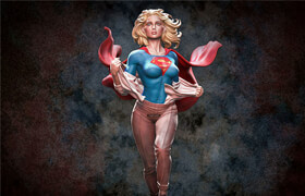 Cgtrader - Supergirl 2021 - 3D Print Model