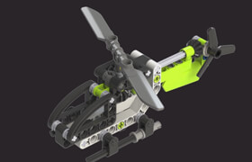 Udemy - Build a Lego Helicopter in SolidWorks 3D CAD