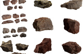 Megascans - 3d rocks of Nordic collections