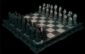 Miniatures - Paladin chess for 3d print - 3dmodel