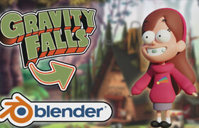 Skillshare - Get Good at Blender Create a 3D Gravity Falls Character