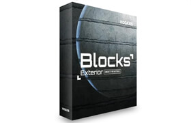 CGAXIS - Blocks Exterior Concrete Walls PBR Textures 4K - 8K