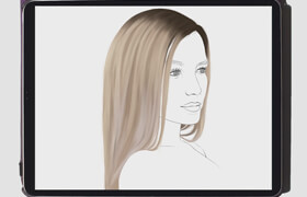 Skillshare - Drawing Hair in Procreate - How to Paint Hair for Beginners