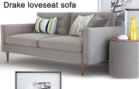 West elm / Sofa Loveseat / Drake Sofa