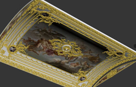 3D Neoclassical Plaster Ceiling Model 193 By Tuan Anh - 3dmodel