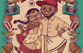 Skillshare - Illustration For Storytelling - Indian Wedding Cards
