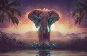 Skillshare - Advanced photo manipulation  The Mysterious elephant  Adobe Photoshop 2022