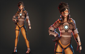 Patreon - Character Sculpt Package #42 - Tracer by YanSculpts