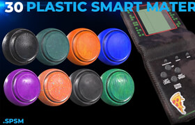 Artstation - 30 Plastic Smart Material - 材质贴图