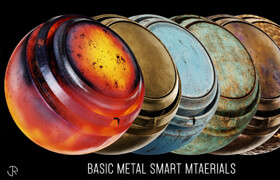 Artstation - Basic Metal Smart Materials - 材质贴图