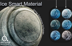 Artstation - Ice Smart Material - 材质贴图