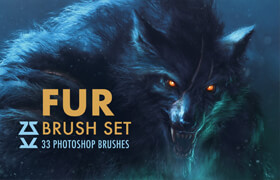 Artstation - Fur Brush Set - 材质贴图