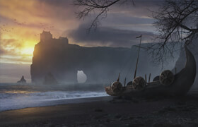 Domestika - Matte Painting of Imaginary Worlds in Photoshop