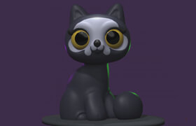 Skillshare - Halloween Cat 3D A Nomad Sculpt Tutorial