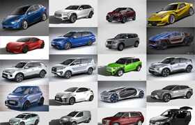Car 3D Models Bundle October 2022