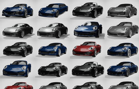 Car models from Sketchfab - porche