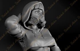 MyMiniFactory - Nutshell Atelier - Graffiti girl - 3D print model