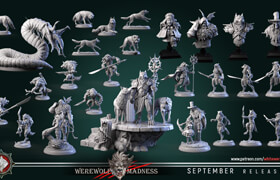 MyMiniFactory - Werewolf Madness September 2022 Bundle - 3D print model