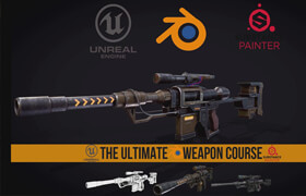 Udemy - The Ultimate weapon course (Create Sniper in Blender 3.4 ) by Saif Alshrideh