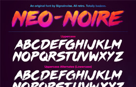 Neo-Noire Font Family by Signalnoise - font