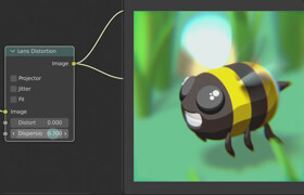 Skillshare - Blender 3D for Beginners Create a Cartoon Bumblebee Animation