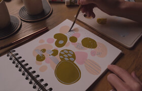 Skillshare - Beat the Gouache Blues - Painting Flat Opaque Shapes & Fun Color Palettes