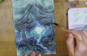 Skillshare - Let's Sketch Forests! Relaxing Landscape Drawing with Ink and Watercolor