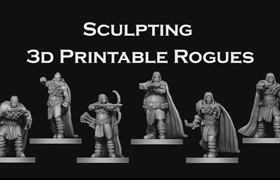 Udemy - Sculpt 3D Printable Rogues with Zbrush and Autodesk Maya
